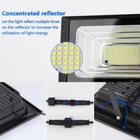 مصباح الطاقة الشمسية DENX DX2344 بقدرة 500 واط، مق...