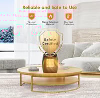 مدفأة كهربائية DENX DX2604 بقوة 1500 واط، مع 3 سرع...