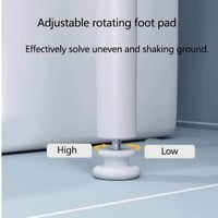 رف تخزين للحمام ابيض من ثلاث طبقات