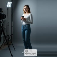 كشاف متعدد الإضاءة DX-TRIP88 مع ترايبود 2.1م وشحن...