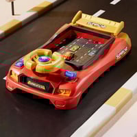 لعبة سباق السيارات للأطفال (لون احمر)