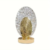 مصباح طاولة كريستالي مع بطارية قابلة لاعادة الشحن...