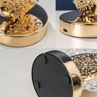 مصباح طاولة كريستالي مع بطارية قابلة لاعادة الشحن...