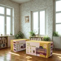 مدفأة كهربائية كوارتز 2000 واط آمنة ومحمولة DENX D...