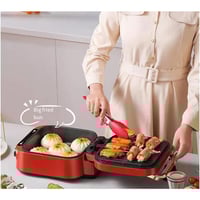 قدر وشواية كهربائية DENX DX3421 بسعة 2.5 لتر و1800...