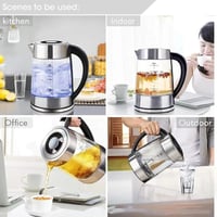 غلاية كهربائية DENX DX3408 بزجاج بوروسيليكات 1.8 ل...