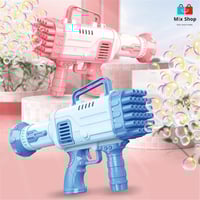 لعبة مسدس الفقاعات المحمول للأطفال بسعة كبيرة بتصم...