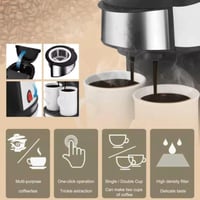 ماكينة قهوة DENX DX3413 بالتنقيط 450 واط، فلتر دائ...