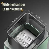 قطاعة و مبشرة خضروات يدوية مع 3 شفرات من الاستانلس...