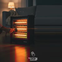 مدفأة كوارتز NIKURA RH12 بقوة 1600 واط تدفئة سريعة...