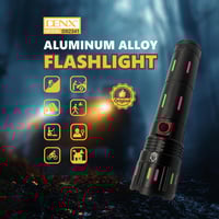 مصباح يدوي DENX DX2341 من سبيكة الألومنيوم 2000 لو...