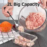 مفرمة لحم DENX DX3204 (شفاف) متعددة الوظائف بسعة 2...