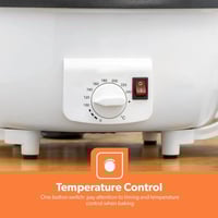 آلة تحميص القهوة وصنع الفشار DENX DX3422 بسعة 2 لت...