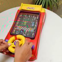 لعبة سباق السيارات للأطفال (لون احمر)