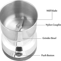 مطحنة قهوة وتوابل بسعة 300 مللي من الستانلس ستيل م...