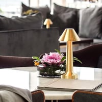 مصباح طاولة LED بمستشعر لمس، قابل لإعادة الشحن، لل...