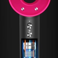 مجفف شعر بقوة 1500 واط و5 رؤوس مختلفة لتجفيف وتصفي...