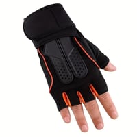 قفازات يد بتصميم نصف اصبع لمختلف الأنشطة الرياضية