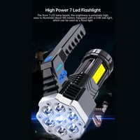 مصباح يدوي فائق السطوع مع 7 مصابيح LED و 4 أوضاع ل...