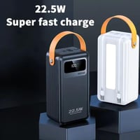 باور بنك بسعة 50000 مللي أمبير مع كابلين للشحن ومن...