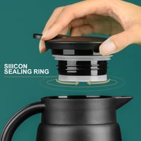 إبريق القهوة DX2074 من DENX بسعة 880 مل لحفظ المشر...