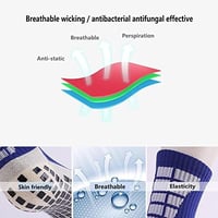 زوج من جوارب كرة القدم المضادة للانزلاق.