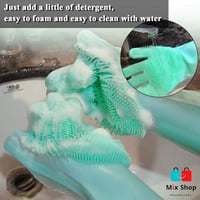 قفازات سيليكون للتنظيف غير قابلة للانزلاق، متعددة...