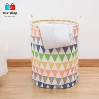 سلة غسيل ملابس قابلة للطي مع رباط لتخزين الملابس