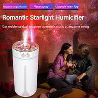 مرطب الهواء المحمول بسعة 250 مللي مع اضاءة جذابة ل...