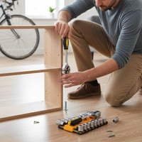 طقم مفاتيح سوكيت DENX DX2586 من كروم الفاناديوم ال...