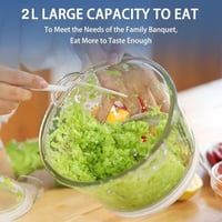 مفرمة لحم DENX DX3204 (شفاف) متعددة الوظائف بسعة 2...