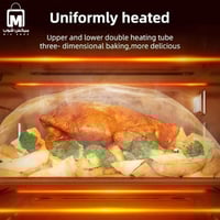 فرن كهربائي بسعة 48 لتر متعدد الوظائف بقدرة 2000 و...