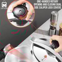 طنجرة الضغط DENX DX3428 بسعة 7 لتر من الألمنيوم ال...