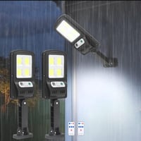 مصباح BK-818-4 الشمسي 50 واط COB بحساس حركة ومقاوم...