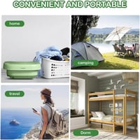 غسالة ملابس قابلة للطي متعددة الوظائف بسعة 11 لتر...