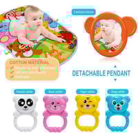 سجادة لعب للاطفال مع ألعاب معلقة وبيانو موسيقي لعم...