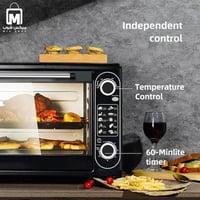 فرن كهربائي بسعة 48 لتر متعدد الوظائف بقدرة 2000 و...