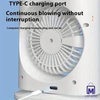 مروحة رذاذ مزدوجة 2 في 1 DENX DX2608 بدوران 90° وت...