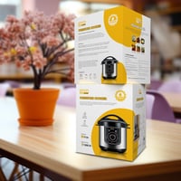 قدر الضغط DENX DX2088 بقوة 1000 واط وسعة 6 لتر للط...