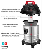 مكنسة كهربائية DENX DX2067 متعددة الاستخدامات بقوة...