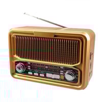 راديو DENX DX2446 بصوت Hi-Fi وبلوتوث وألواح شمسية...