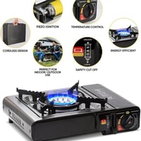 موقد غاز محمول DENX DX2806 بقدرة 2800 واط آمن للتخ...