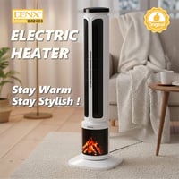 دفاية عمودية DENX DX2633 بقدرة 2000 واط مع لهب 3D...