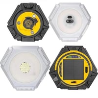 أضواء تخييم RGB بخيط 10 متر مع كشاف LED وباور بانك...