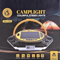 كشاف تخييم DX-788 LED مع أضواء سلسلة ملونة وباور ب...