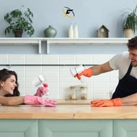 فرشاة تنظيف كهربائية متعددة الوظائف للمطبخ والحمام