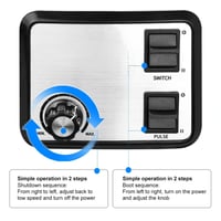 عصّارة وخلاط 2 في 1 NEW GOLDEN CREAT 8500 واط سعة...