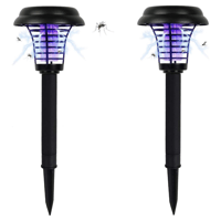 مصباح LED خارجي يعمل بالطاقة الشمسية بارتفاع 41 سم...