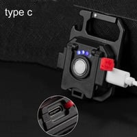 مصباح LED صغير محمول متعدد الوظائف قابل لإعادة الش...