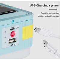 مصباح الطاقة الشمسية MF-8080 مع بطارية قابلة لإعاد...